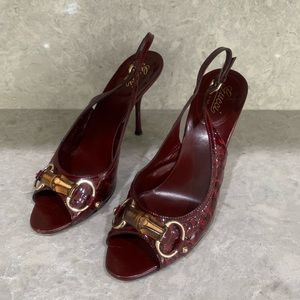 Vintage Gucci Slingback Heels